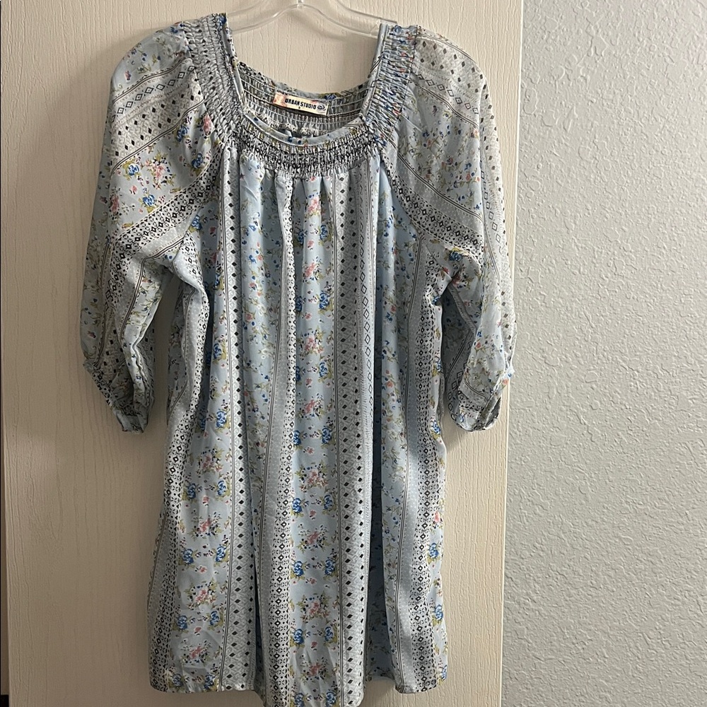 Floral Print Women's Blouse